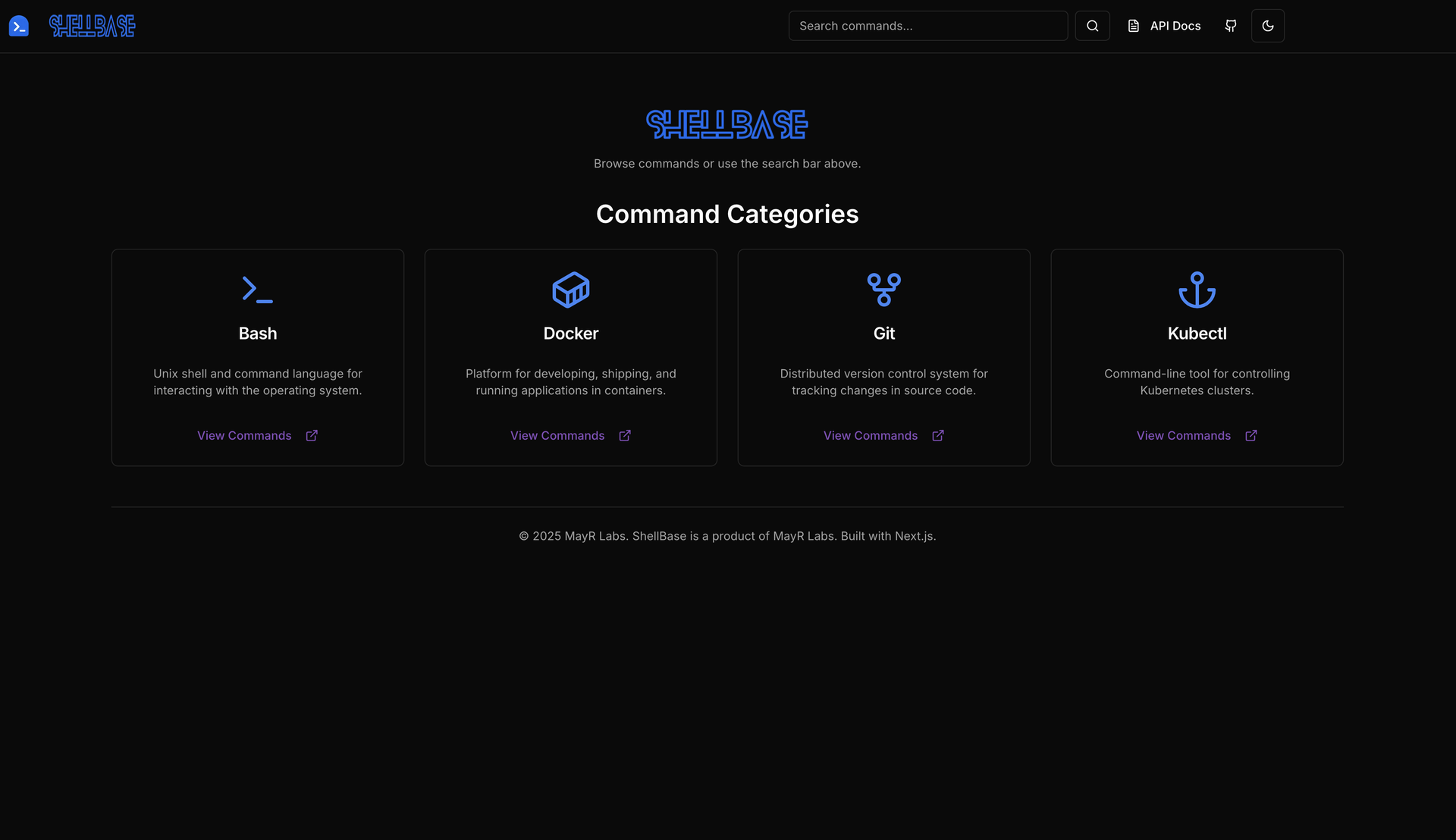 Screenshot of Shell Base
