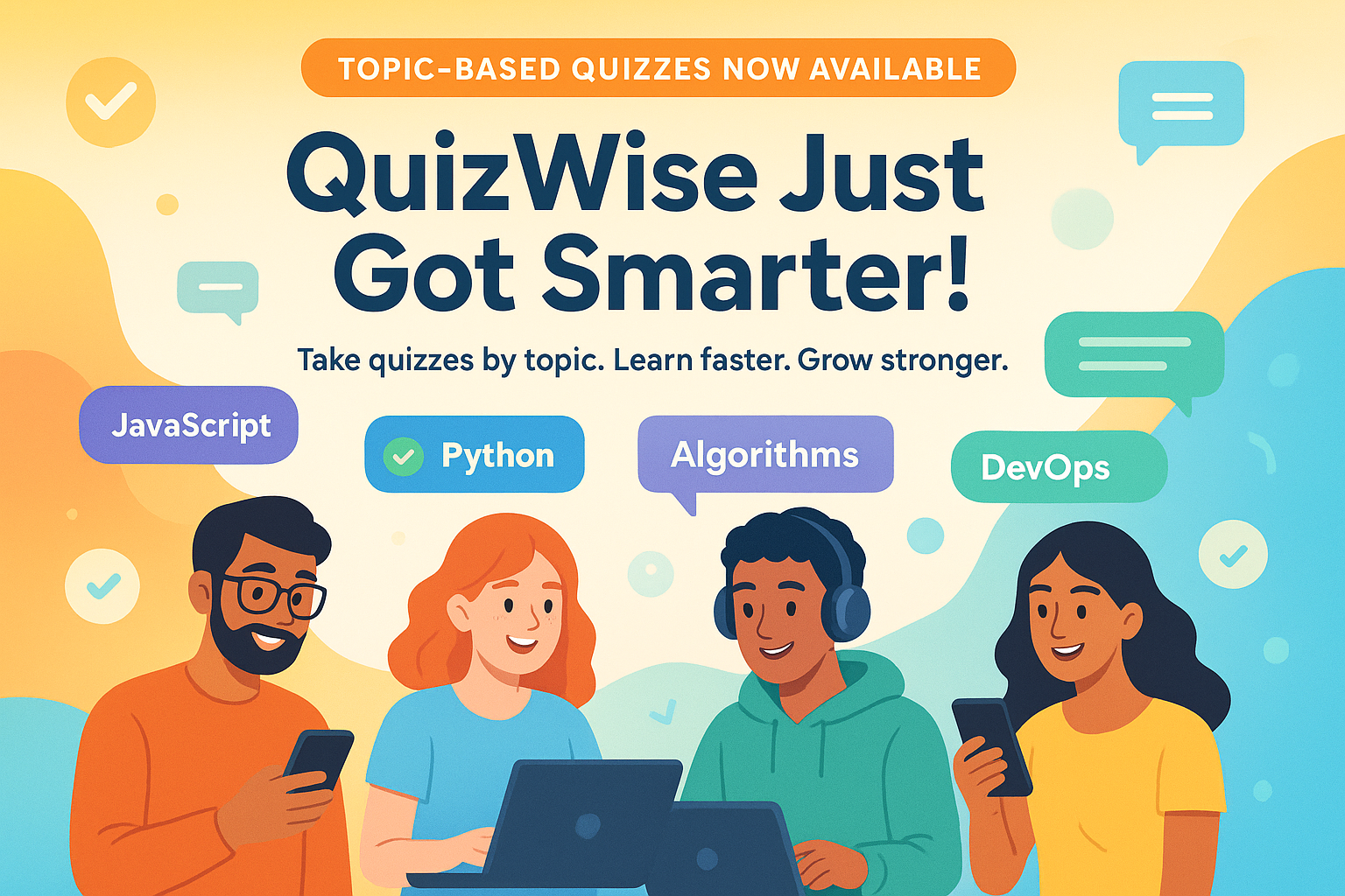 QuizWise Now Has Topic-Based Quizzes!